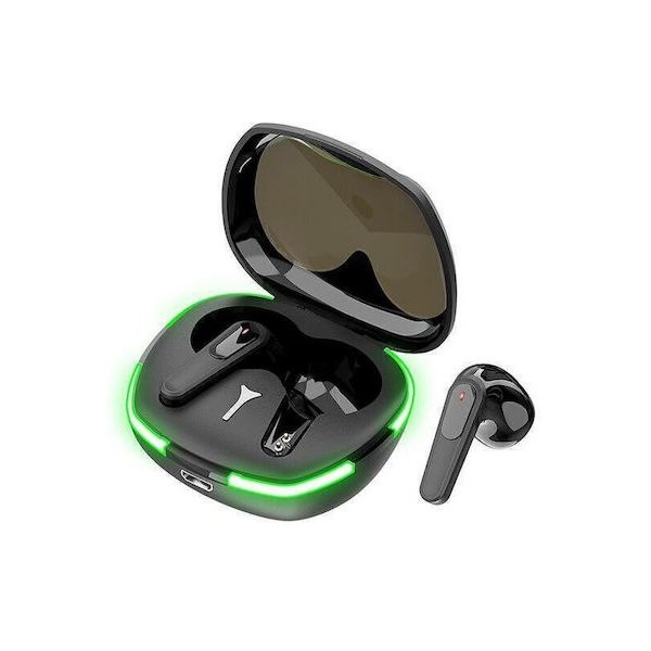 KLGO HK-80BL Earbud Bluetooth Handsfree Ακουστικά με Αντοχή στον Ιδρώτα και Θήκη Φόρτισης Μαύρα 42550229