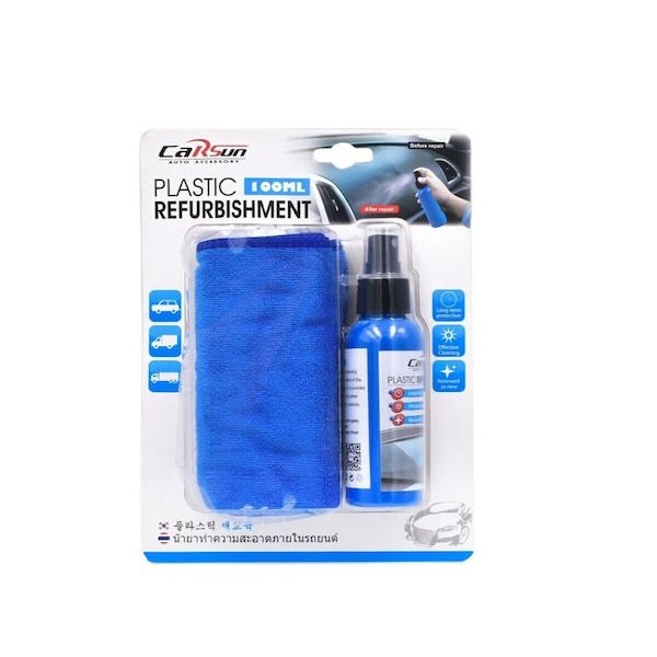 Carsun Πανί Μικροϊνών Καθαρισμού για Εσωτερικά Πλαστικά - Ταμπλό Αυτοκινήτου C-1194-00-982425 48115471