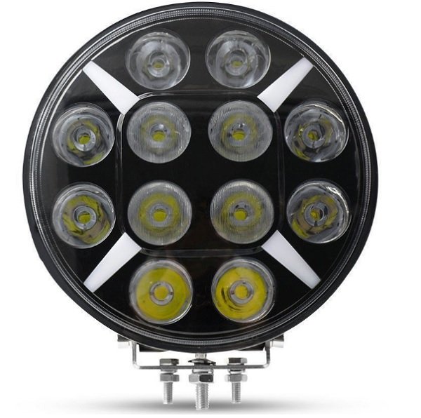 Στρογγυλός Αδιάβροχος Προβολέας Αυτοκινήτου LED Nissan Trade 12 / 24V 100W 9cm με Λευκό Φωτισμό 1τμχ 108915 56402876