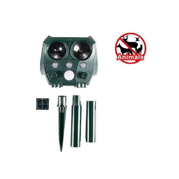 Συσκευή Υπερήχων Απώθησης Τρωκτικών / Φιδιών / Γατών Ηλιακή 30gr 8x8m 56389779