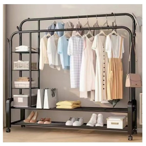 Κρεμάστρα Δαπέδου από Μέταλλο Μαύρη 160x110cm YP-618 54978110