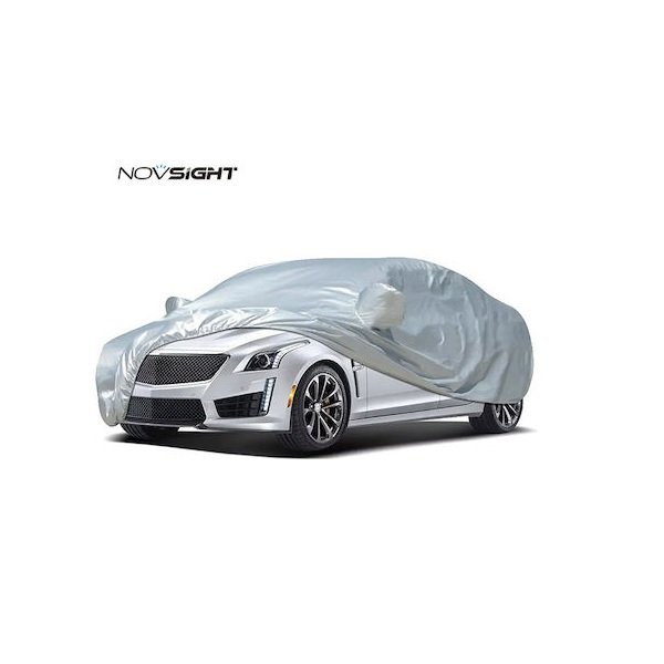 NovSight Κουκούλα 450x175x150cm A52-15-3-M Αδιάβροχη Medium για Sedan που Στερεώνεται με Λάστιχο και Ιμάντα