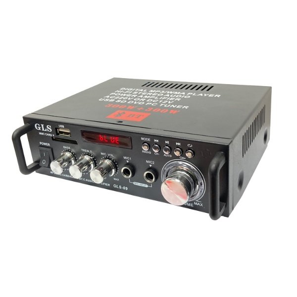 7 Ενισχυτής με λειτουργία Karaoke GLS-09 σε Μαύρο Χρώμα 38576575