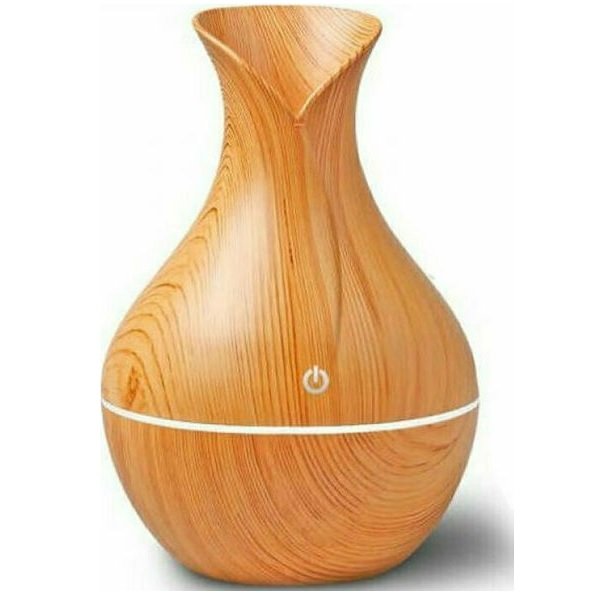 Led Συσκευή Αρωματοθεραπείας Υπερήχων Aroma KJR-036 Καφέ 130ml 20154088