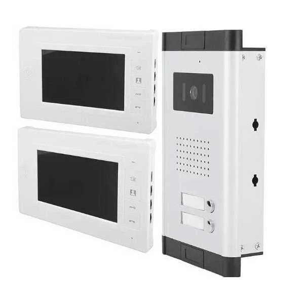 Κιτ Θυροτηλέφωνου 2 Έγχρωμες Θυροτηλεοράσεις Lcd 7” 1 Κουδούνι Υπέρυθρη Κάμερα 55802771