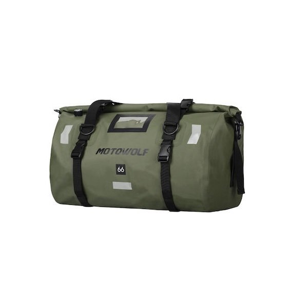 Στεγανός Σάκος 66l Ουράς Μοτοσυκλέτας Motowolf Mdl0717 – Χακί 51331356