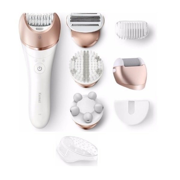 Kemei 5 In 1 Lady Hair Remover Shaver Σετ Αποτρίχωσης Epilator για Σώμα KM-8001 13885981