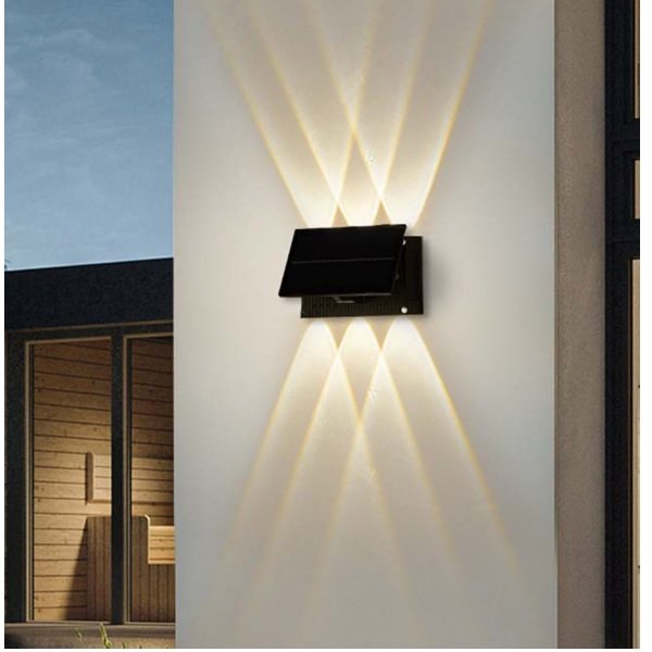 20 Επιτοίχιο Ηλιακό Φωτιστικό 6W με Θερμό Λευκό Φως 3000K IP65 000-230-11189 46161170