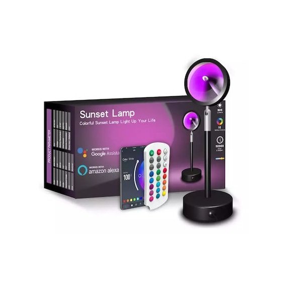 Διακοσμητικό Φωτιστικό Sunset LED Μαύρο 000-230-15913 55746118