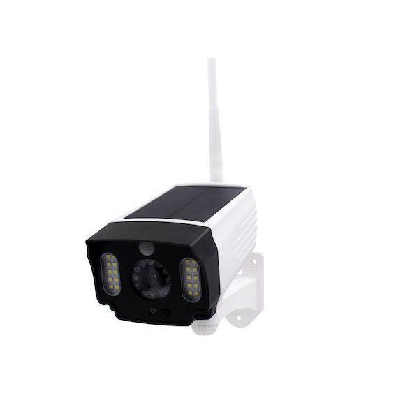 Ηλιακό Φωτιστικό 20LED SMD σε Σχήμα Κάμερας & Αισθητήρα Κίνησης OEM T-28 – Λευκό 31450918