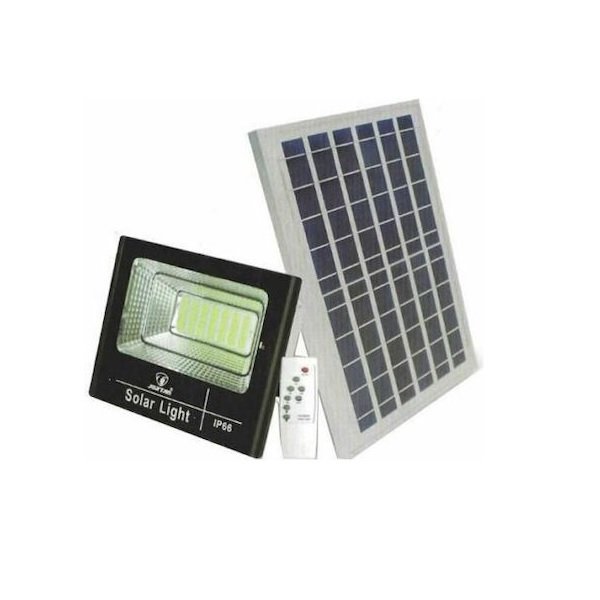 Στεγανός Ηλιακός Προβολέας LED 300W Ψυχρό Λευκό με Τηλεχειριστήριο IP66 150668 52219896