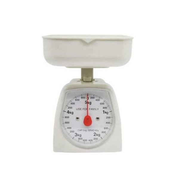 Ankor Αναλογική Ζυγαριά Κουζίνας 40gr/5kg Λευκή 805723 24950697