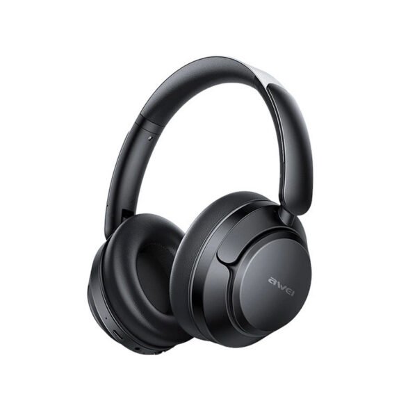 Awei A360BL Ασύρματα / Ενσύρματα Over Ear Ακουστικά με 15 ώρες Λειτουργίας Μαύρα 006330