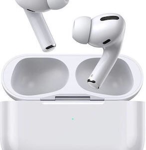 Pro 2 In-ear Bluetooth Handsfree Ακουστικά με Θήκη Φόρτισης Λευκά