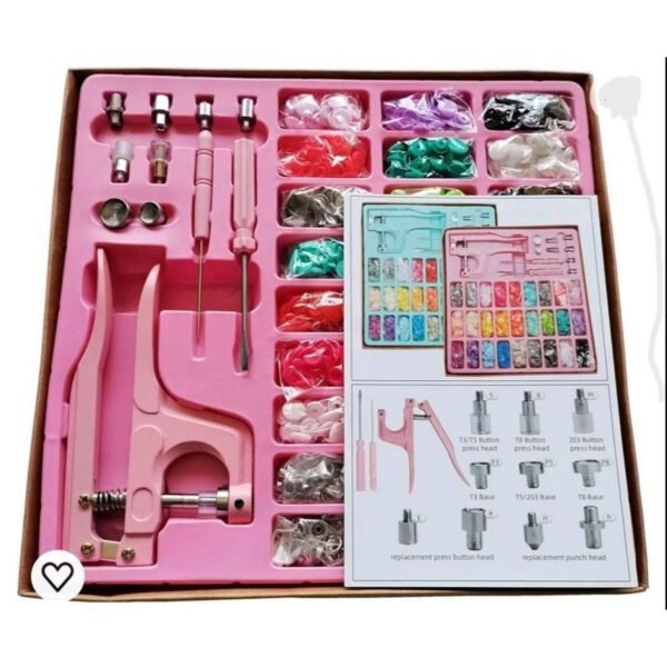 300 Σετ Κιτ κουμπωτών DIY με πένσα 5 σχημάτων 25 χρωμάτων Κουμπώματα από ρητίνη και σετ εργαλείων
