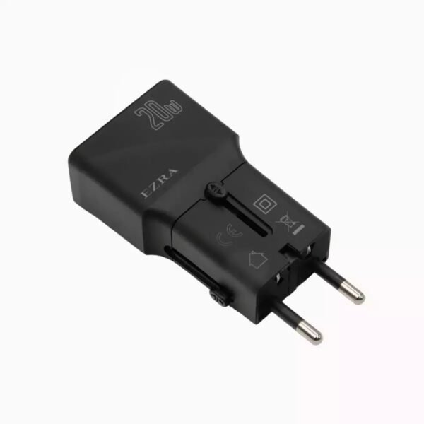 Φορτιστής Αντάπτορας για όλες τις χώρες – Ταξιδιωτικός EZRA 4 σε 1 20W Quick Charge CH146