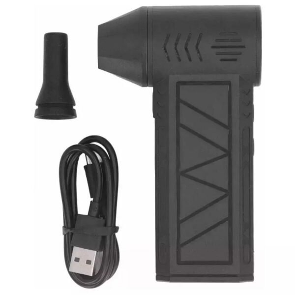SUPER JET FAN Ανεμιστηράκι Χειρός USB & 4 Ρυθμιζόμενες Ταχύτητες 130000rpm Μαύρο