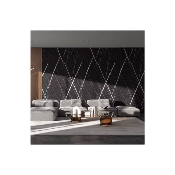 Αυτοκόλλητο Φιλμ - Ταπετσαρία Τύπου Μαύρο Μάρμαρο 1.2m x 3m σε Ρολό LK-36