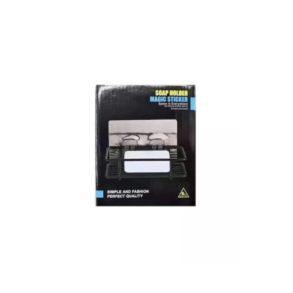 Επιτοίχια μεταλλική βάση σαπουνιού – Μαύρη