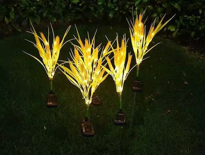 Σετ 2τμχ Ηλιακά σιτάρια διακόσμησης Εξωτερικού Χώρου 3000k LEDS55