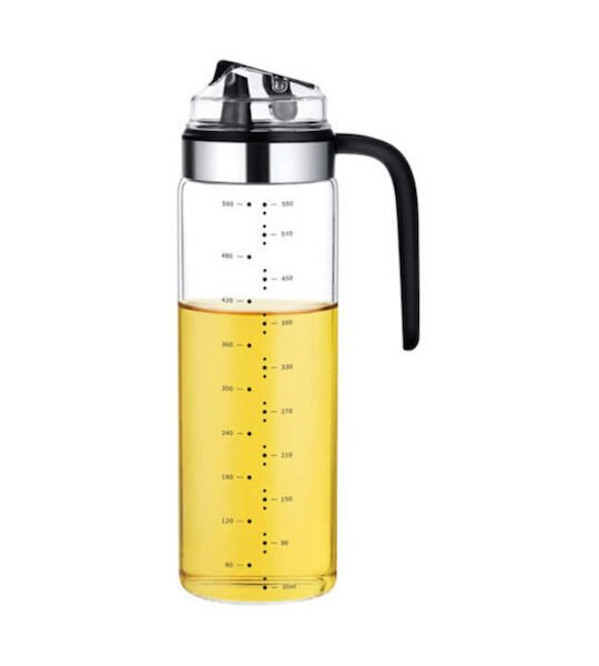 Δοχείο Λαδιού Γυάλινο με Ροή 550ml