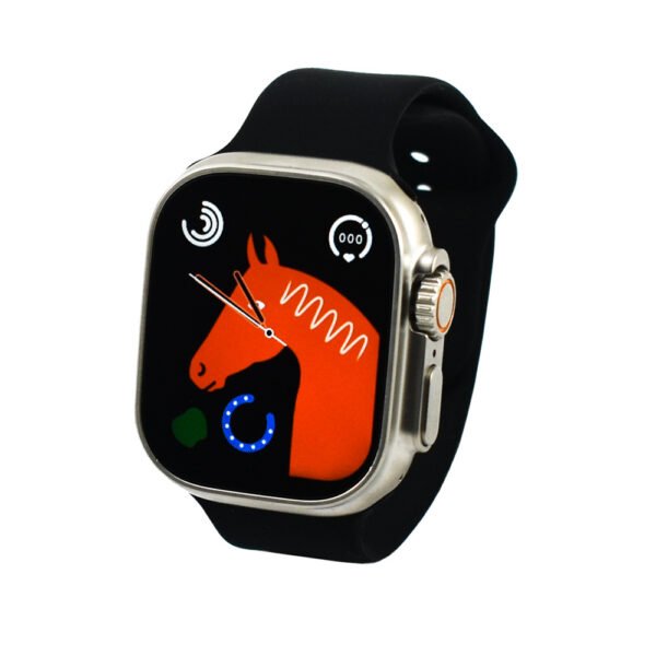 Andowl QU8 Smartwatch με Παλμογράφο (Μαύρο)