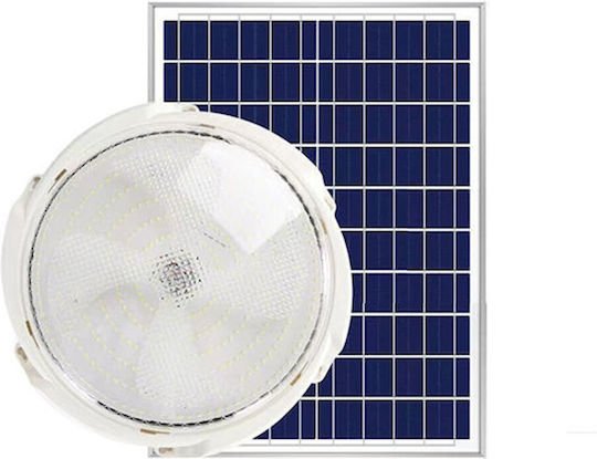 PRED Επιτοίχιο Ηλιακό Φωτιστικό 300W 27000lm Ψυχρό Λευκό 6000K με Τηλεχειριστήριο