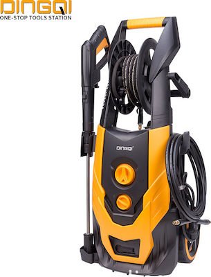 Πλυστικό Μηχάνημα Υψηλής Πίεσης 2500W 195Bar Dingqi 106004 – Κίτρινο, Μαύρο