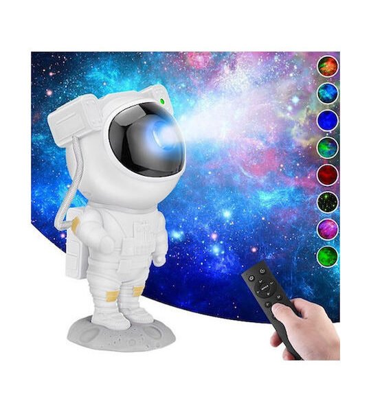 Επιτραπέζιο Διακοσμητικό Φωτιστικό με Φωτισμό RGB LED σε Λευκό Χρώμα 104826