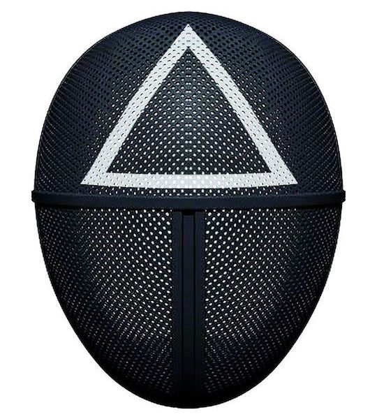 Αποκριάτικη μάσκα Squid Game Φρουρός Τρίγωνο (FUN) (F-81128)