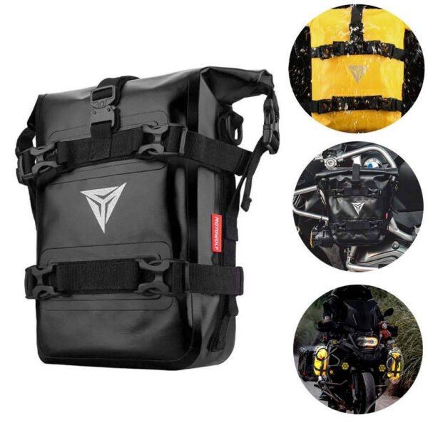 Motowolf Σάκος Ουράς Μοτοσυκλέτας 8lt σε Μαύρο Χρώμα 104794