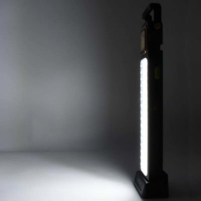 Ηλιακό Φωτιστικό Εργασίας Επιτοίχιο-Φορητό Λευκού Φωτισμού Foyu FO-11-01 – Μαύρο