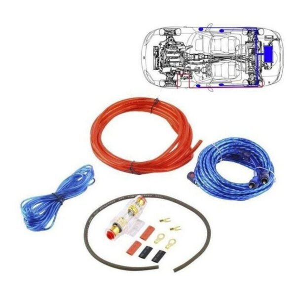 Pervoi Καλώδιο Ενισχυτή Αυτοκινήτου 1500w Mj-8 Amplifier Instalation Kit