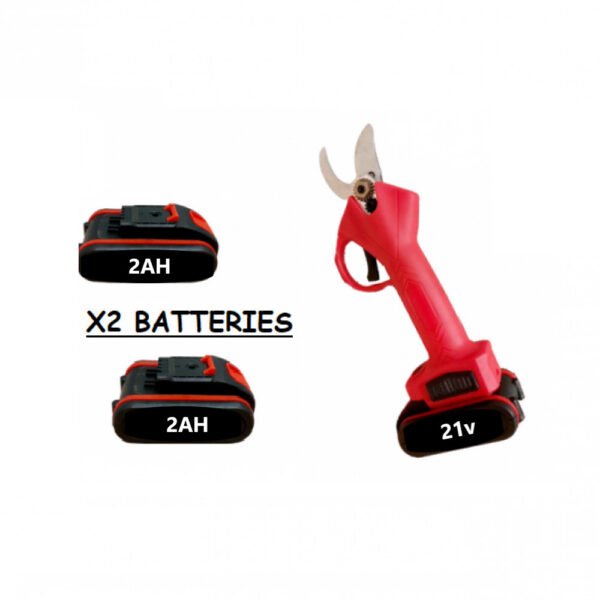 Ψαλίδι Κλαδέματος Μπαταρίας 21V/2Ah με Μέγιστη Διάμετρο Κοπής 30mm Σετ με 2 Μπαταρίες CTPT001A