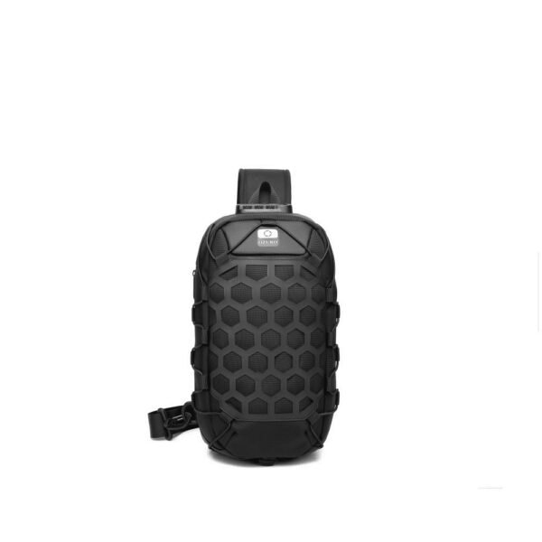 Ozuko 9357  Ανδρική Τσάντα Στήθους σε Μαύρο χρώμα