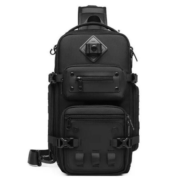 Ozuko 9585 Αδιάβροχη Τσάντα Πλάτης για Laptop 15.6" σε Μαύρο χρώμα