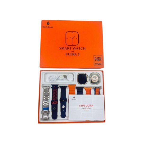 Ultra 9 Smartwatch (Πορτοκαλί Πορτοκαλί Σιλικόνη)