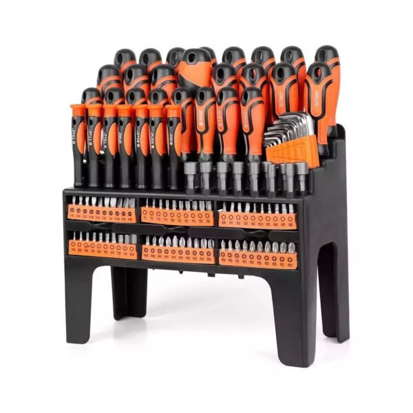 Σετ Μαγνητικά Κατσαβίδια με Μύτες και Θήκη Τοποθέτησης 124τμχ