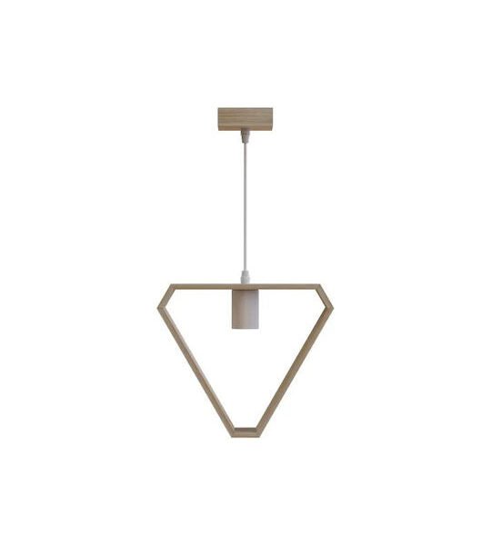 Aigostar Κρεμαστό Φωτιστικό Μονόφωτο για 1 Λαμπτήρα E27 Καφέ 287900