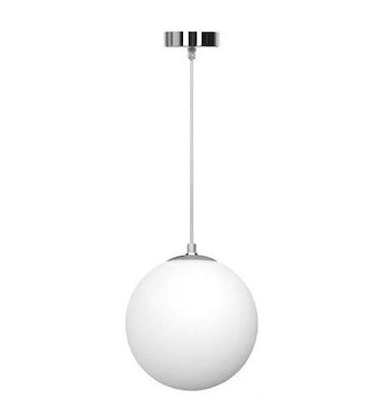 Κρεμαστό Φωτιστικό Μονόφωτο Μπάλα για 1 Λαμπτήρα E27 Λευκό Aigostar 22894 - Aigostar