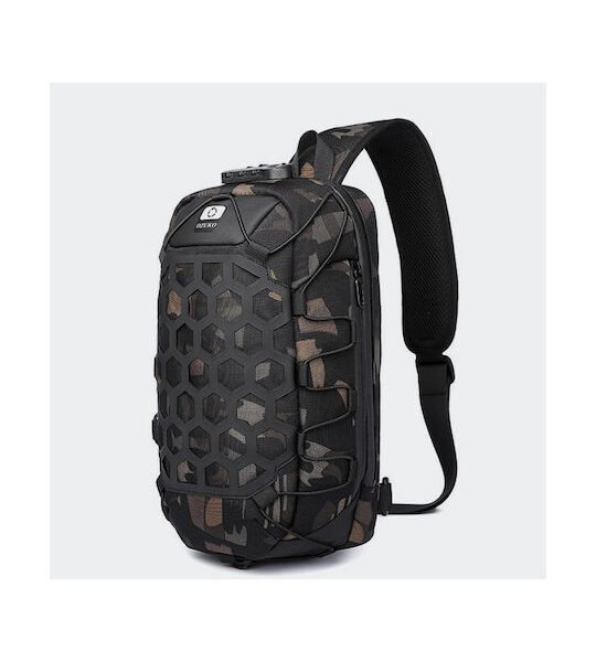 Ozuko 9357 Ανδρική Τσάντα Στήθους Camo