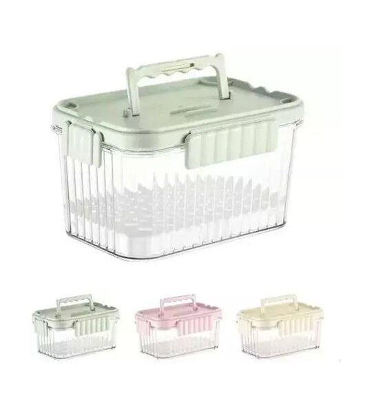 Δοχείο Φαγητού Πλαστικό Λευκό 2000ml 000.230.15989