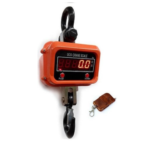 Ηλεκτρονική Επαγγελματική Κρεμαστή Ζυγαριά OCS-5T με Ικανότητα Ζύγισης 5000kg και Υποδιαίρεση 2000gr