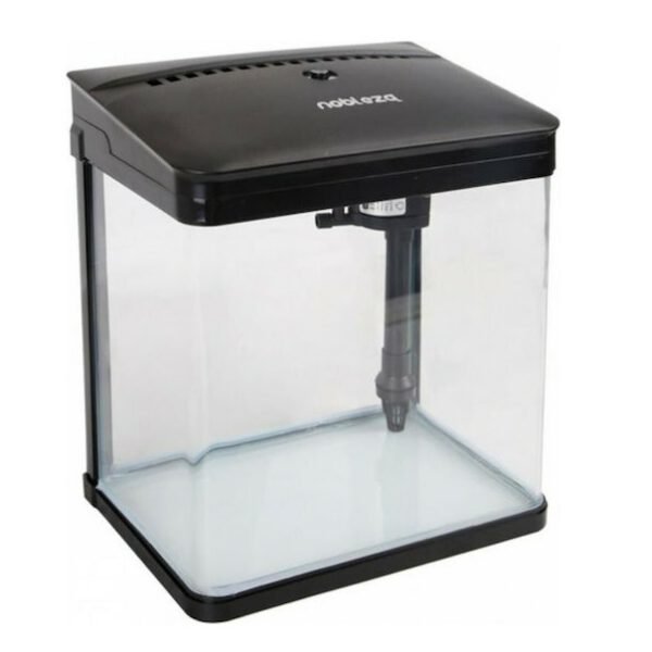 xlarge_20210316142658_nobleza_fishtank_30019_14lt_mayro NOBLEZA ΕΝΥΔΡΕΙΟ 14LT ΜΕ ΦΩΤΙΣΜΟ ΚΑΙ ΦΙΛΤΡΟ ΜΑΥΡΟ