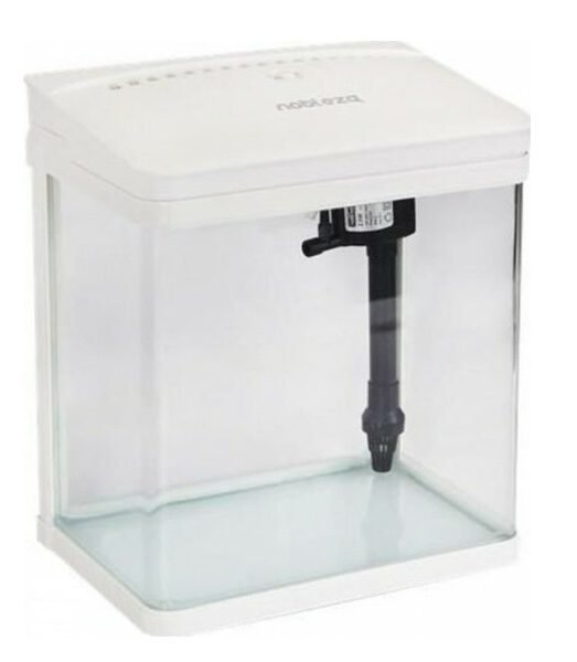 xlarge_20210420110919_nobleza_fishtank_29983_7lt_leyko Nobleza Ενυδρείο Ψαριών Χωρητικότητας 7lt με Φωτισμό και Φίλτρο 16x23x27.5εκ. Λευκό M1S-FISHTANK-WHITE-7L-29983