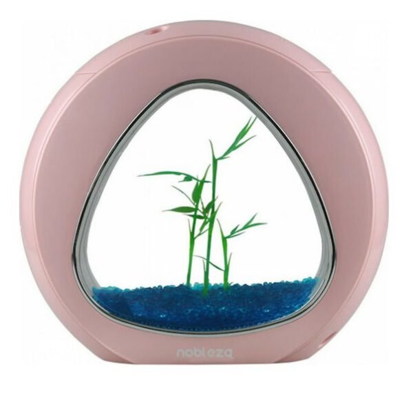 Nobleza Fishtank Ενυδρείο Ψαριών Χωρητικότητας 4lt με Φωτισμό και Φίλτρο 29x26.5x15εκ. Ροζ 30040