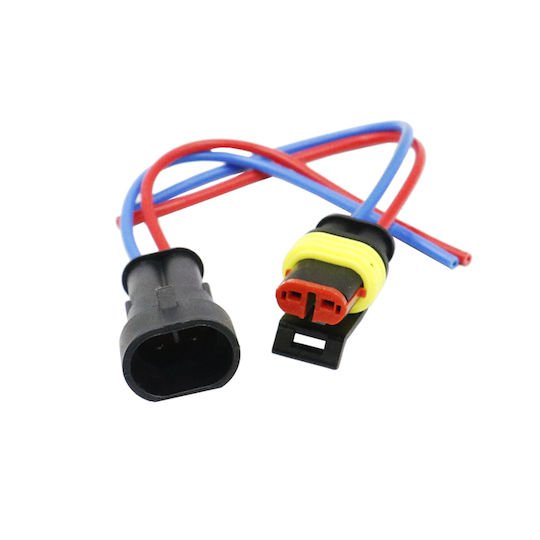 Αδιάβροχος Σύνδεσμος Καλωδίων 2 Pin XM-W14203-2