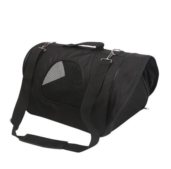 xlarge_20230821170531_nobleza_tsanta_omou_gia_metafora_skylou_gatas_mayri_m34xp22xy21ek Nobleza Τσάντα Μεταφοράς 34x21x22cm Μαύρη