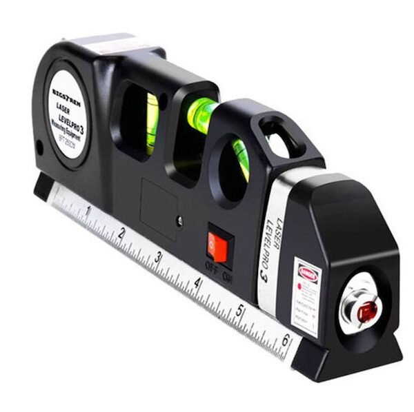 Γραμμικό Αλφάδι Laser Κόκκινης Δέσμης 14242-06-1 Μαύρο