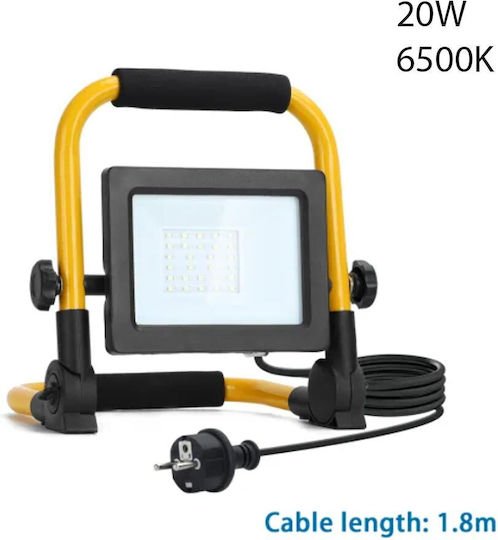 xlarge_20231122092809_aigostar_steganos_provoleas_led_20w_psychro_leyko_6500k_ip65_105388 Προβολέας Εργασίας Ρεύματος LED IP65 20W με Φωτεινότητα έως 1850lm Aigostar 28364 - Aigostar